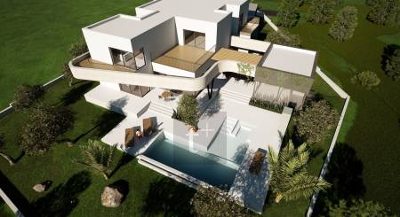CROATIA - Luxurious architecturally interesting villa - VODICE